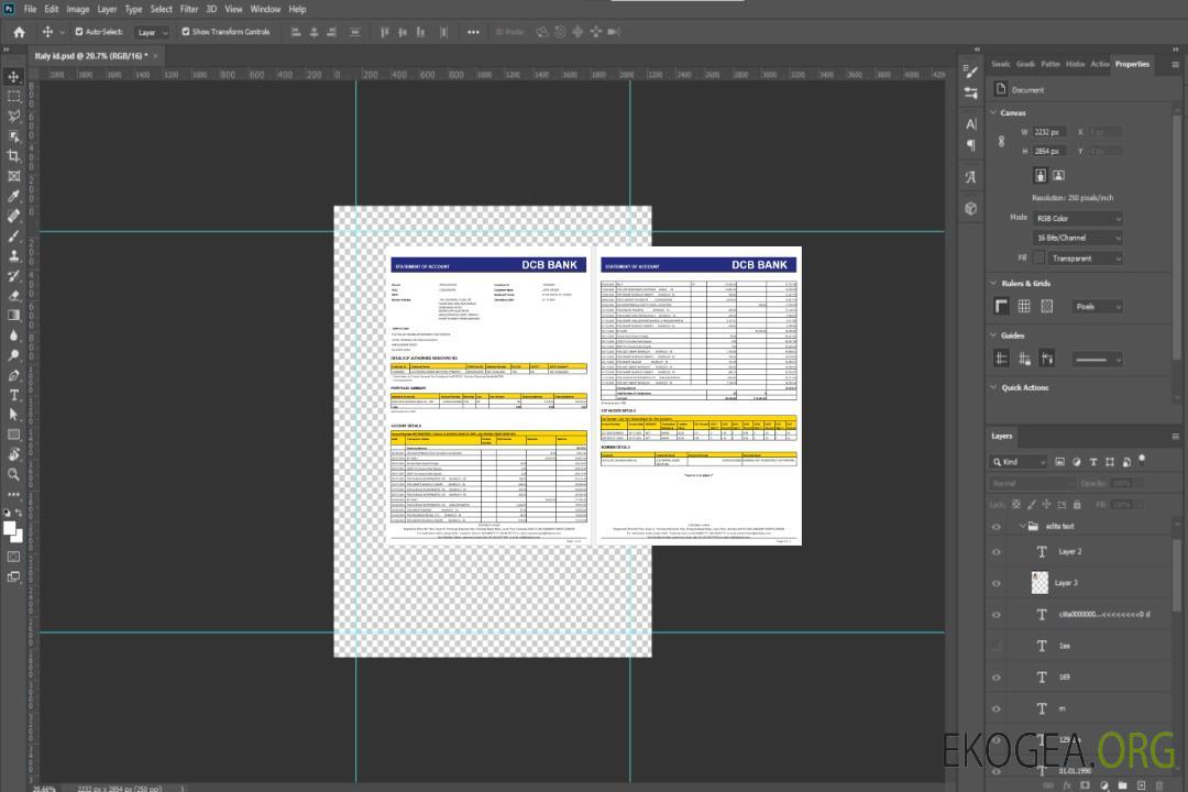Modèle Word et PDF de relevé bancaire Inde DCB, 2 pages template Modèle Word et PDF de relevé bancaire Inde DCB, 2 pages template